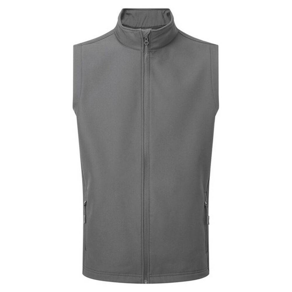 Premier Mens Windchecker Recycled Printable Vest / Dark Grey